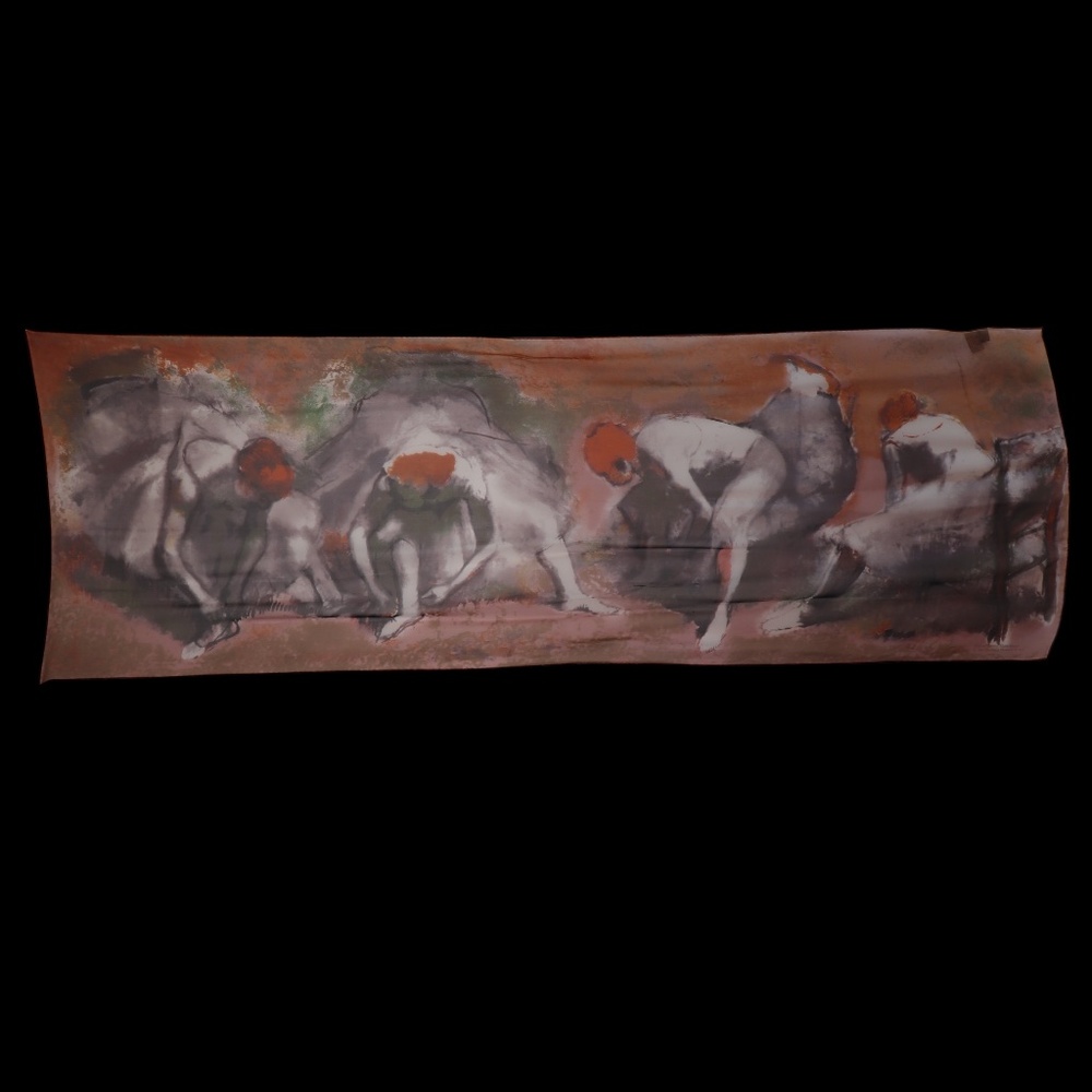 Edgar Degas Dancers Rectangular Silk Scarf from The Cleaveland Museum of Art